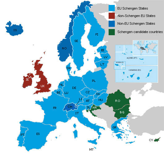 Schengen Countries
